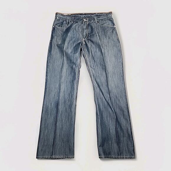 Levis Mens 514 Slim Straight Blue Denim Jeans Size 38x32 - Picture 1 of 14